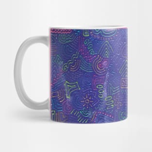 Psychedelic Midnight Beach Mug